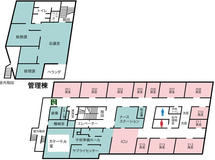 フロアマップ2階