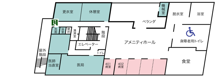 フロアマップ4階
